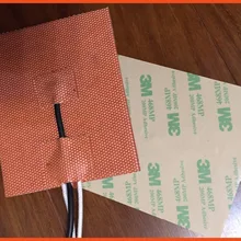 200X200 мм, 300 Вт 220 В, NTC 100 к, силиконовый нагреватель 3d принтер нагреватель, инструменты большое моторное масло для автомобилей обогреватель гибкий нагреватель