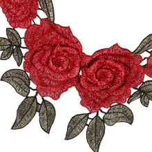 5 шт., вышитый розовым утюгом, нашивки для одежды, полосатая одежда DIY, Лоскутная наклейка на заказ с цветочной аппликацией