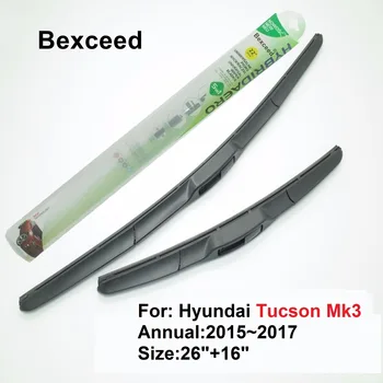 

1 Set 26"+16" High Quality Bexceed of Car Windshield Hybrid Wiper Blade for Hyundai Tucson Mk3