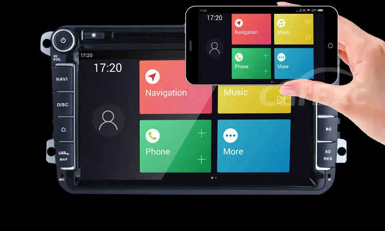 Excellent CarExc Android 9.0 OS For Volkswagen Tiguan Jetta Passat VW Golf Car Radio With GPS WiFi Bluetooth USB SD Multimedia Navigation 12
