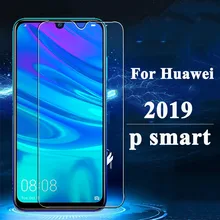 Beschermende glas op voor huawei p smart 2019 screen protector huwei psmart armor cam gehard glas 2019 kopen huawai hawei mat 9 h(China)
