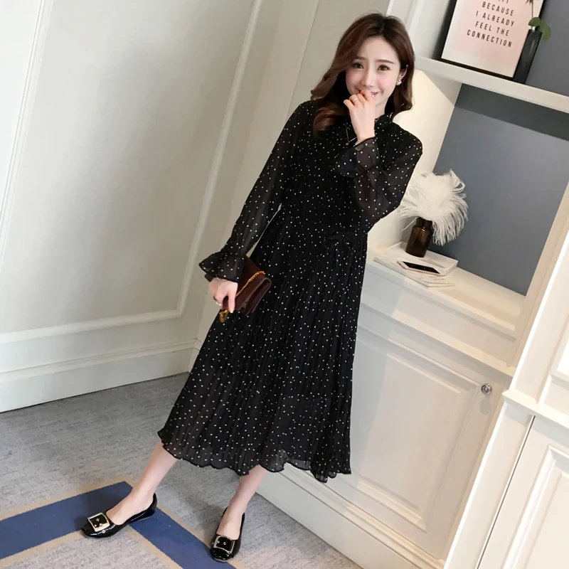 Casual Maternity Clothes Lace Pregnancy Dress Autumn Fashion Maternity Clothing Of Pregnant Women Long Sleeve Vestidos Casual Maternity Clothes Lace Pregnancy Dress Autumn Fashion Maternity Clothing Of Pregnant Women Long Sleeve Vestidos