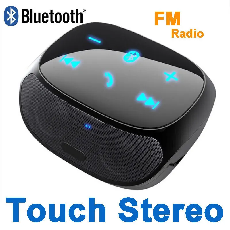 

2016 New  Wireless Bluetooth Speaker TF AUX USB FM Radio with Built-in Mic Hands-free Portable Mp3 Mini Subwoofer and clock