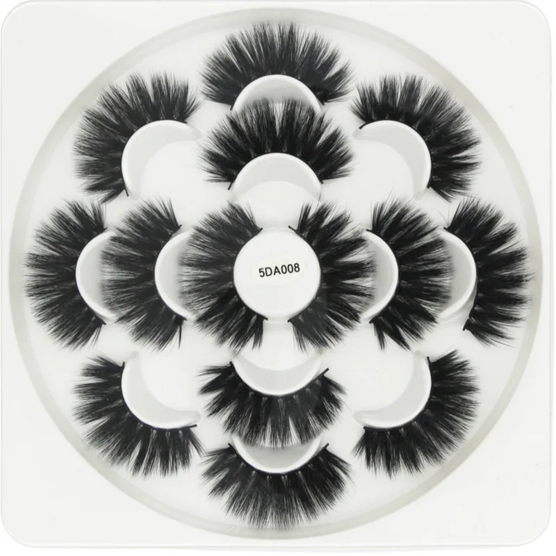 

2019 5D Silk protein False EyeLashes Handmade False lashes Natural Long Fake Lashes Curl Soft Fibroin Perfect packaging