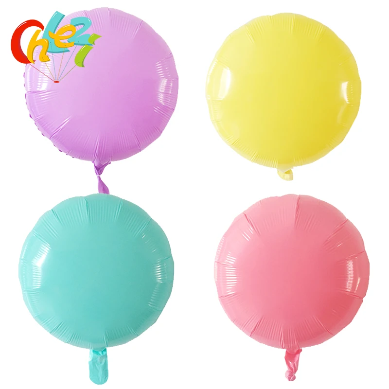10 шт 18inch макароны круглые воздушные шары из фольги одежда для свадьбы дня