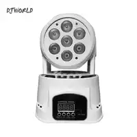 High Quality LED Mini Moving Head Wash Light 7X12W RGBW 4in1 Moving Heads DMX stage light stroboscope DJ Nightclub Party Concert