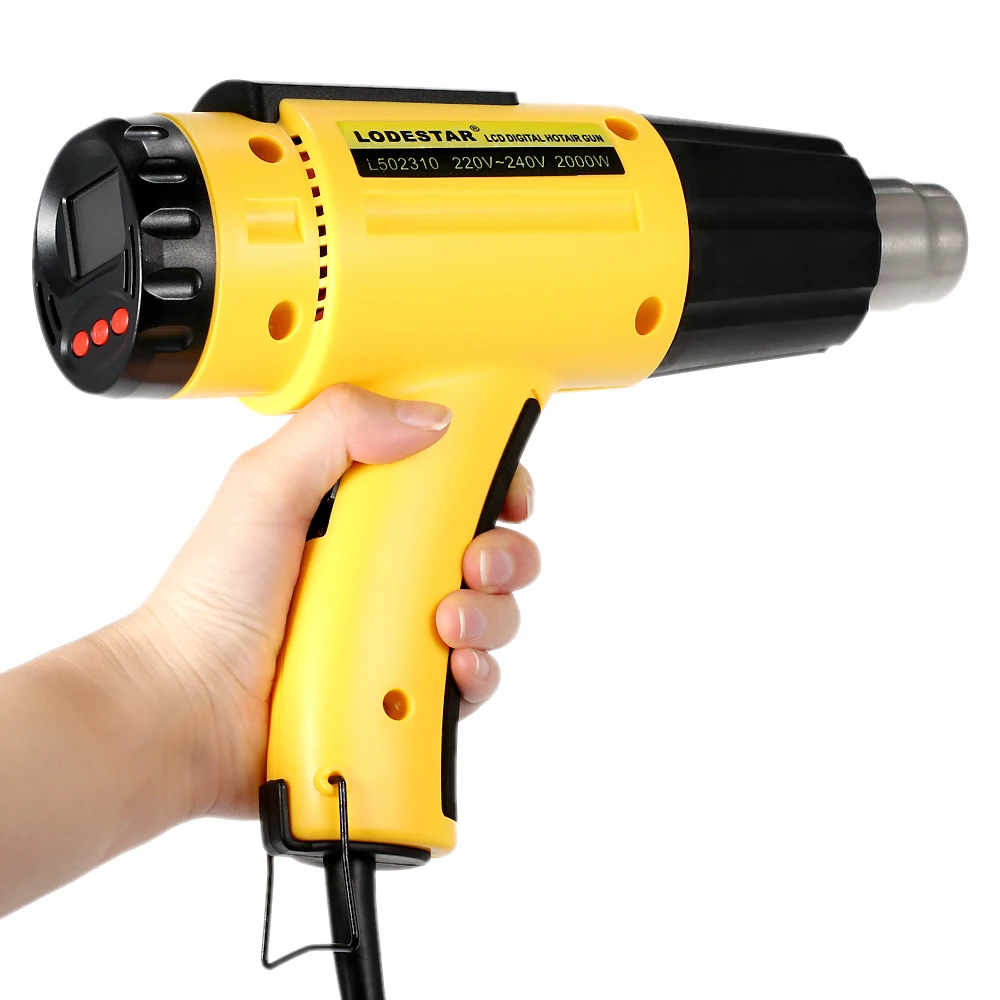 

Professional LCD Digital Temperature-controlled Electric Hot Air Adjustable Heat IC SMD Welding Tools with Nozzl 2000W