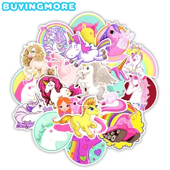 

30 PCS Unicorn Sticker Toys for Children Funny Cute Anime Cartoon Decal for Skateboard Travel Suitcase Car Laptop Stickers Gift