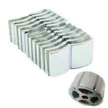 49mm Neodymium Rotor Magnet Arc Segment Diameter OR24.5xIR21.5x60degx23 mm for Generator Wind Turbine DIY Experiment n30uh ndfeb arc segment or86 15xir80 8xw26 8xl60 mm moto magnet for generators wind turbine neodymium permanent rotor magnet