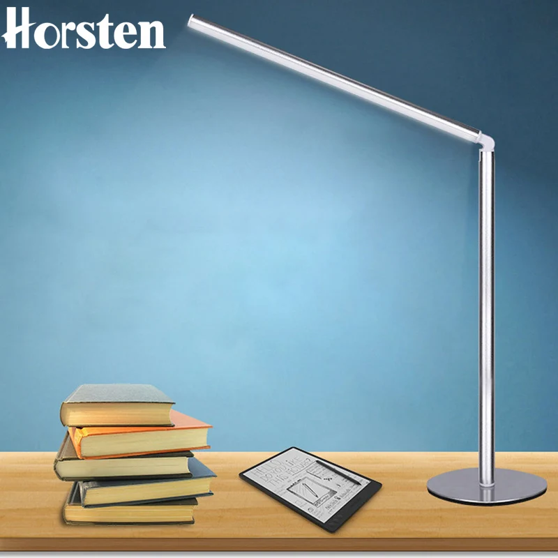 

Horsten USB Charging Modern LED Table Lamp Aluminum Student Reading Desk Lamp USB Power Work With ALL of DC 5V Adapter Laptop PC
