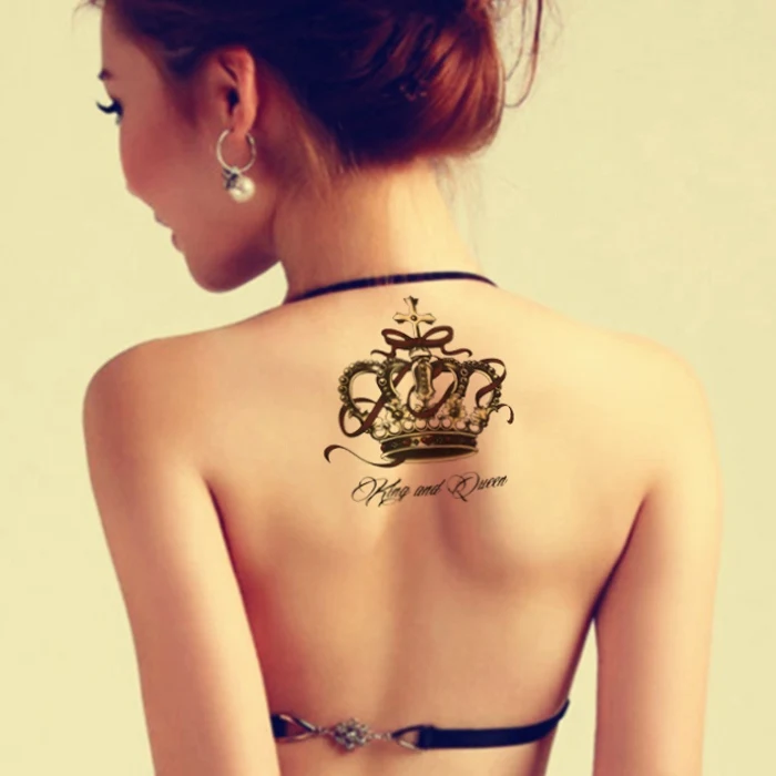 buy red crown tattoos and get free shipping on aliexpress com buy red crown tattoos and get free shipping on aliexpress com