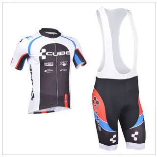 2013 Latest Updated CUBE Men's Bicycle jersey and Bib shorts Short Set Cycling Wear Free shipping | Спорт и развлечения