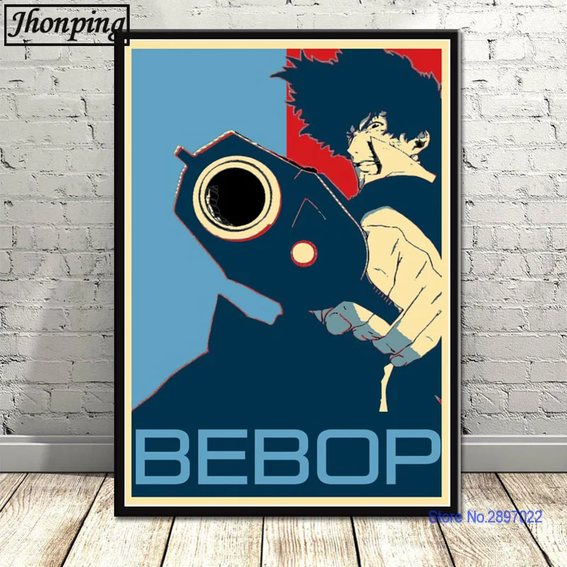 Арт плакат ковбойская Bebop Плакаты и печать Картина Настенная живопись на холсте
