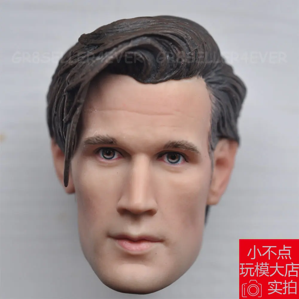

custom 1/6 scale Matt Smith Head Sculpt Doctor Who fit 12" figure body