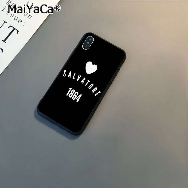MaiYaCa Дневники вампира Сальваторе 1864 шаблон Роскошный чехол для телефона для Apple iPhone 8 7 6 6S Plus X 5 5S SE XS XR XS MAX