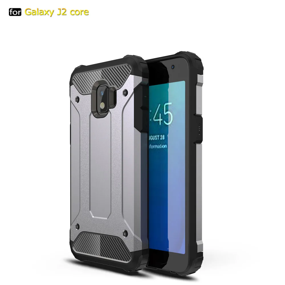 Coque 5.0For samsung Galaxy J2 Core чехол для samsung Galaxy J2 Core J260 J260F J260M J260Y J260G Coque чехол - Цвет: Silver Gray