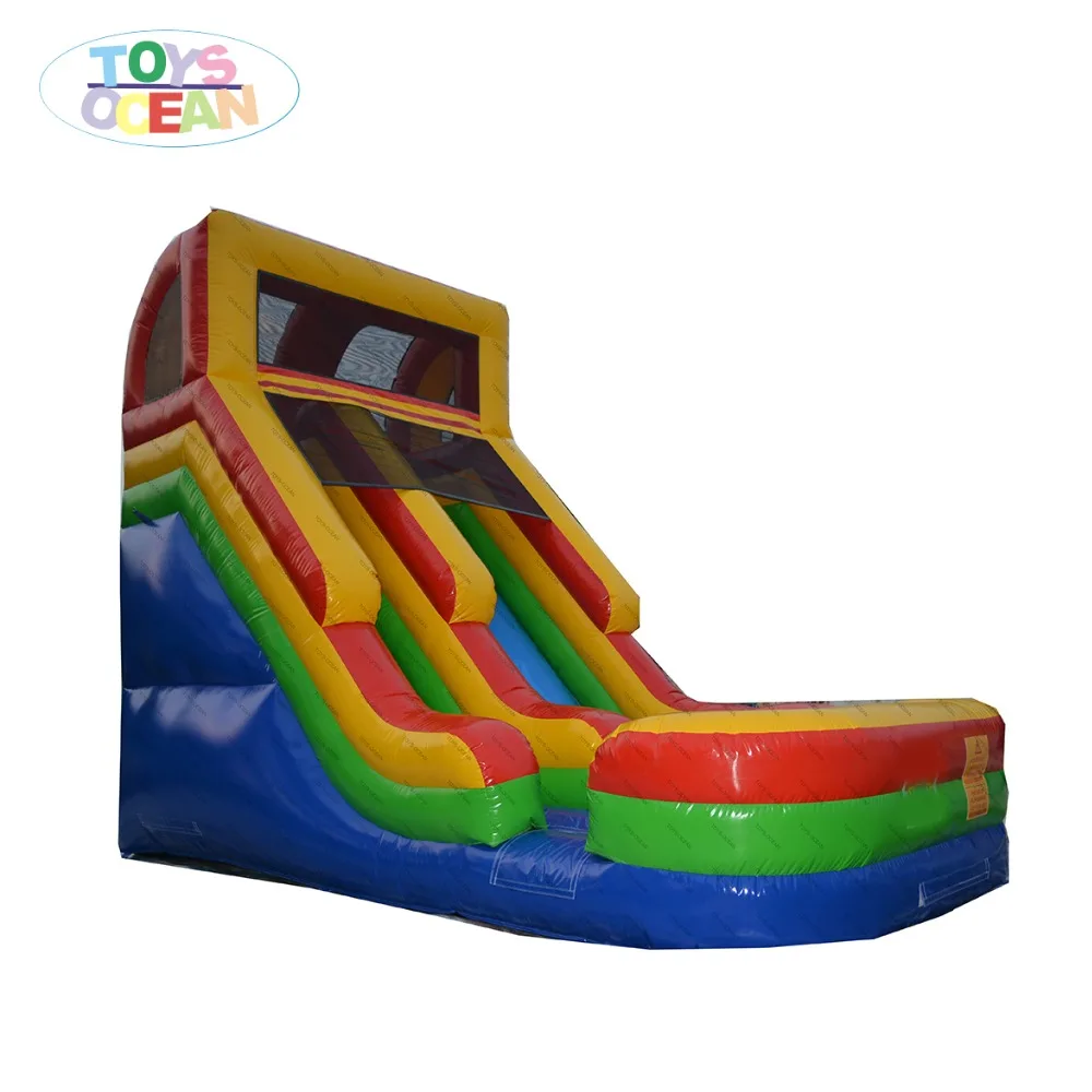 Inflatable climbing jumping dry slide, jumping castles inflatable water