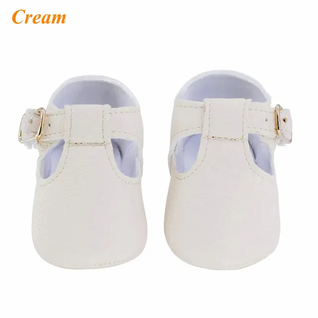 Baby Girl Shoes cream Soft sole bling 