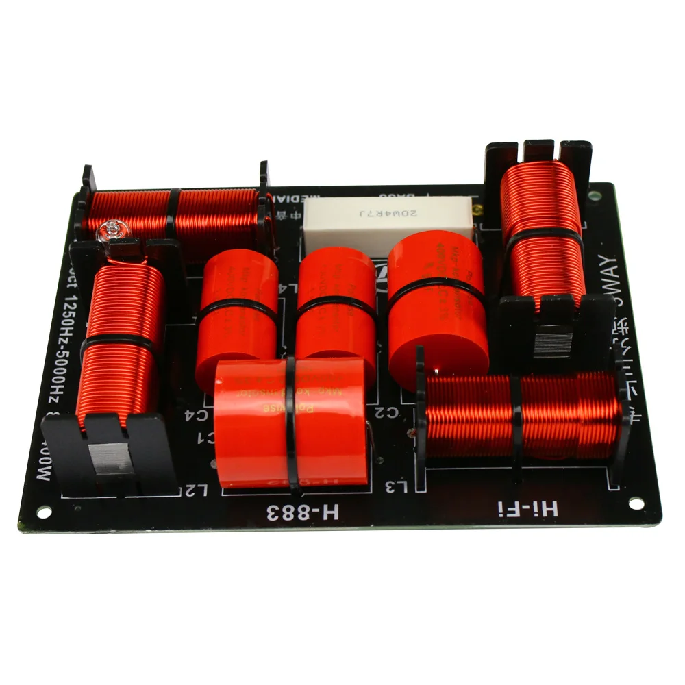 Fidelidade do Tweeter do Cruzamento de Ghxamp Vias com Proteção de Alta hz do Orador do Woofer de Midange de Alta Crossover 5000 w 3 Intensidade 1 pc 400 h - 1250 - Image 3