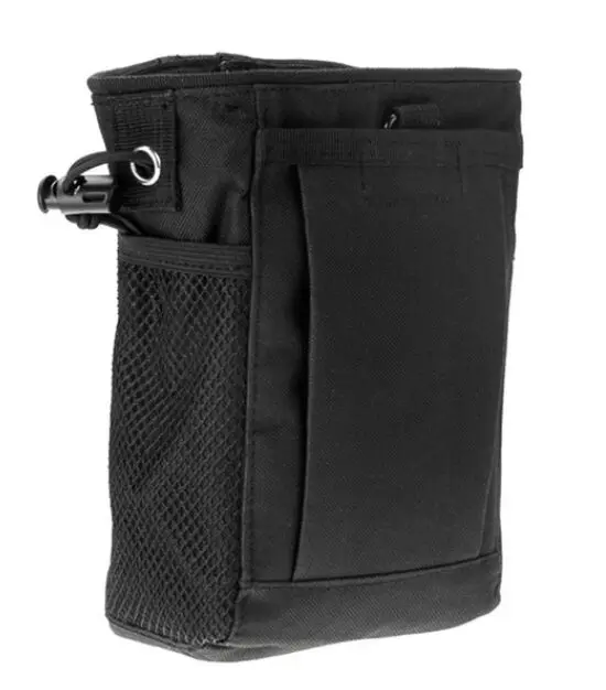 Военная Молл Ammo сумка Тактический магазин для патронов свалка перегрузчик сумка общепользовательский охотничий винтовка, подсумок на открытом воздухе - Цвет: black