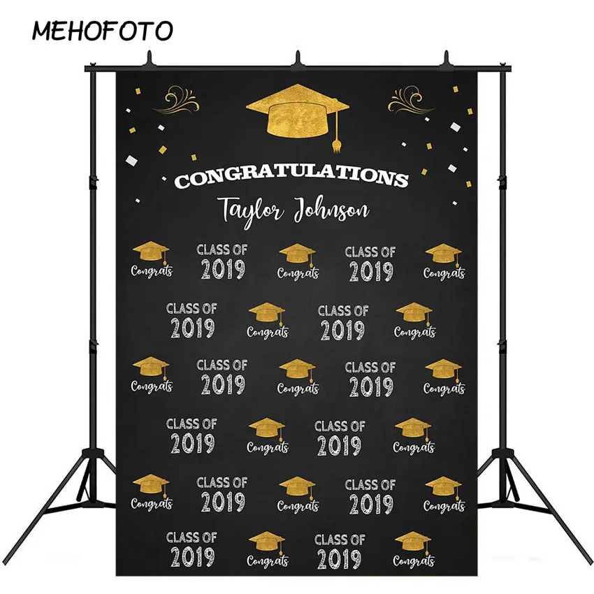 Mehofoto Class Of 19 Photography Backdrops Blackboard Graduation Party Photo Booth Background Grad Prom Decorations Backdrop Background Aliexpress