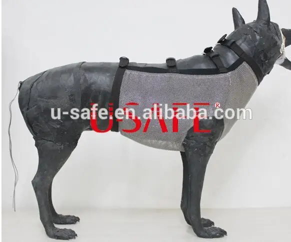 Защитные костюмы для собак с сеткой из нержавеющей стали, Охотничья ткань для собак