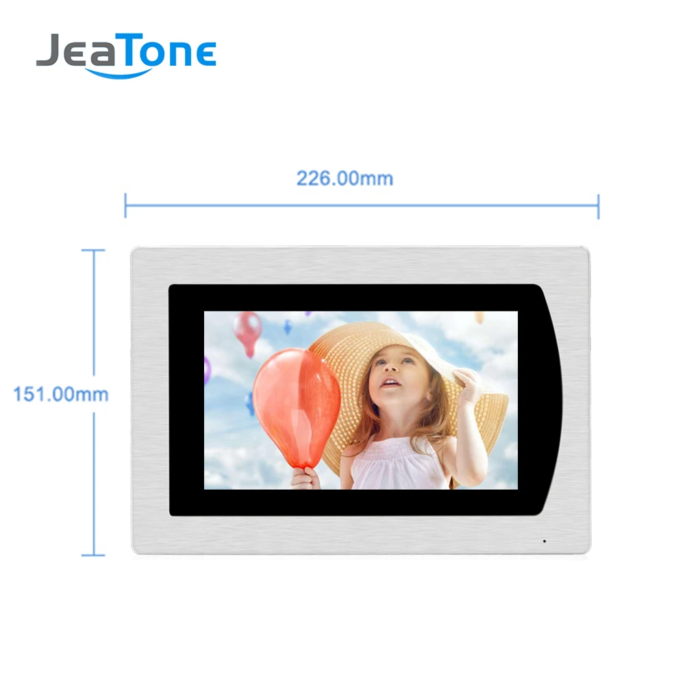 Discount 7" Touch Screen Video Door Phone Intercom Speaker Doorbell 4-Wired Waterproof Intercom System Unlocking Motion Detection 2 to 3 2