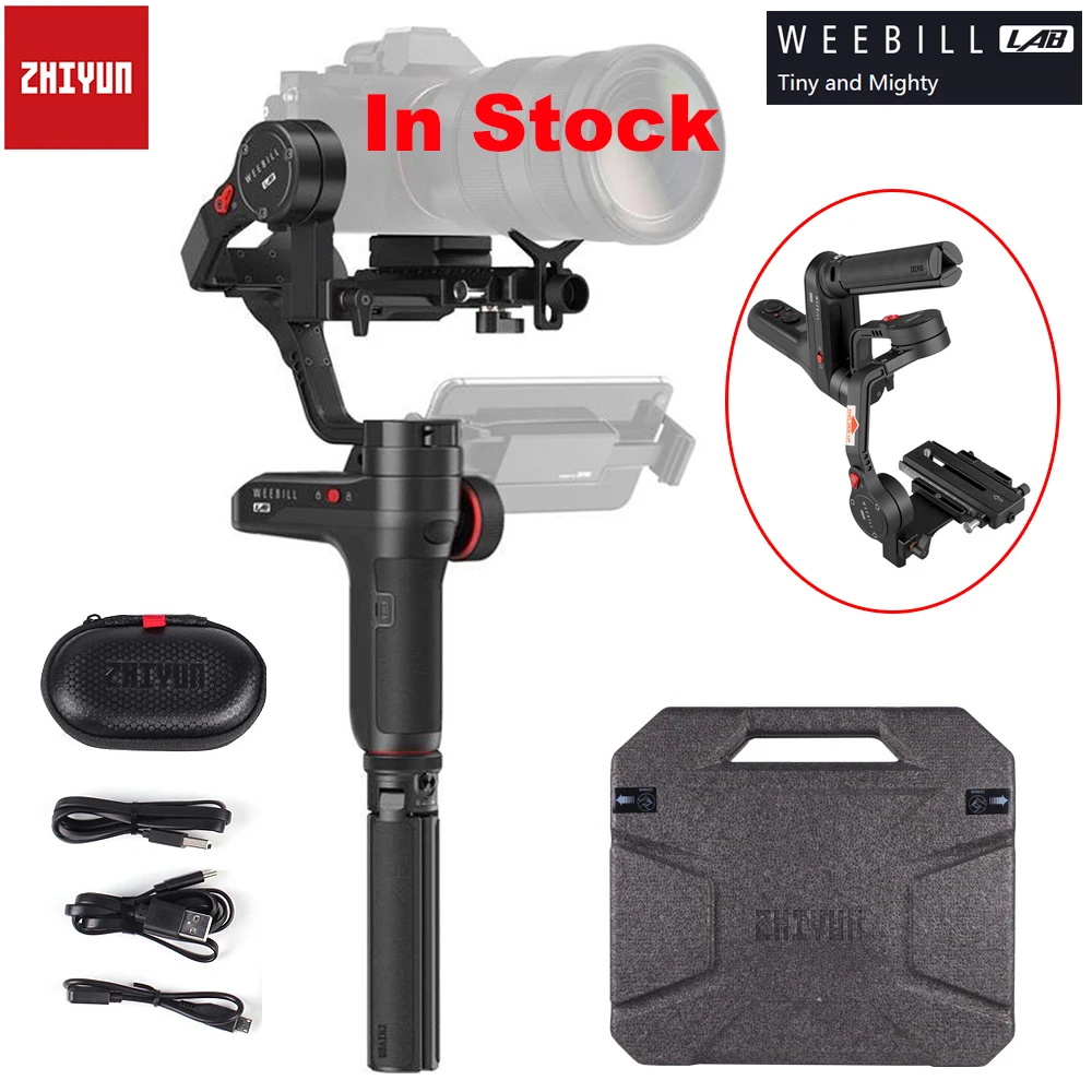 Kopen Zhiyun Weebill LAB 3 Axis Wireless Afbeelding Transm Camera Stabilisator voor Mirrorless Camera Oled scherm Handheld Gimbal Maxload 3 kg