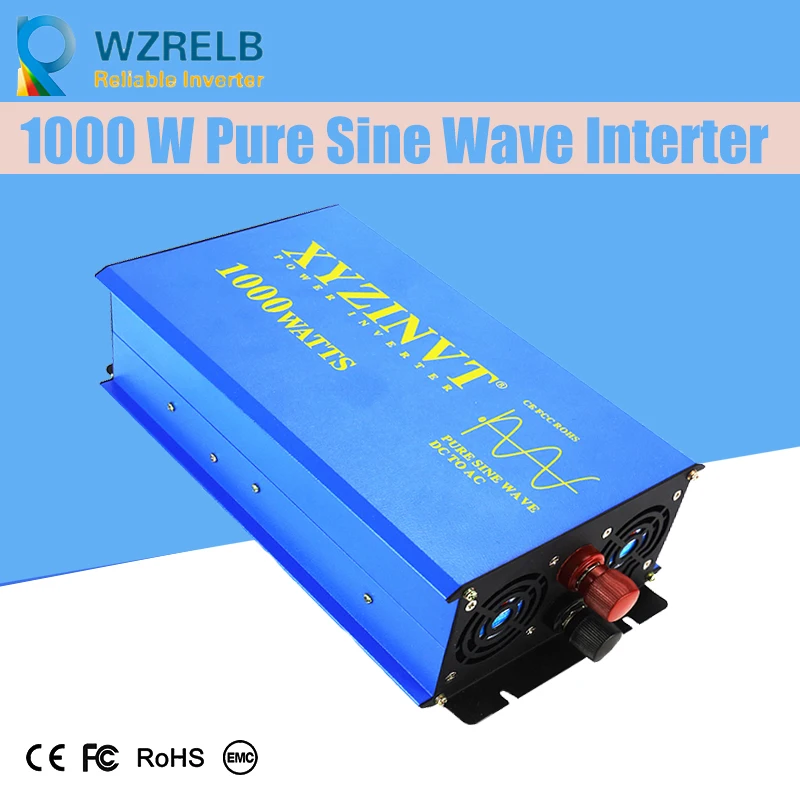 XYZ INVT 2000 Watt Pure Sine Wave Inverter 48V DC to AC 120V 2000W 48V 120V 2000W Power Invert Surge 4000W Power Converter for Solar System. 