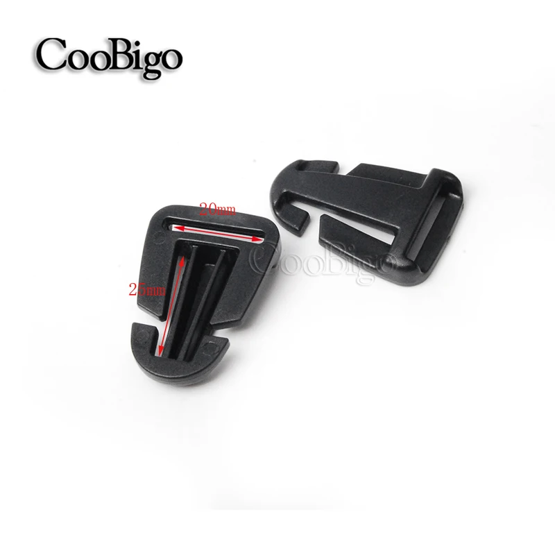 100pcs 3/4"Buckle Plastic Hardware  Dominator Sternum bing Slider