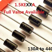 20 шт 1.5KE 1.5KE130A 1.5KE180A 1.5KE200A 1.5KE220A 1.5KE250A 1.5KE300A 1.5KE350A 1.5KE400A 1.5KE440A 130/180/200/220A ТЕЛЕВИЗОРЫ Диода