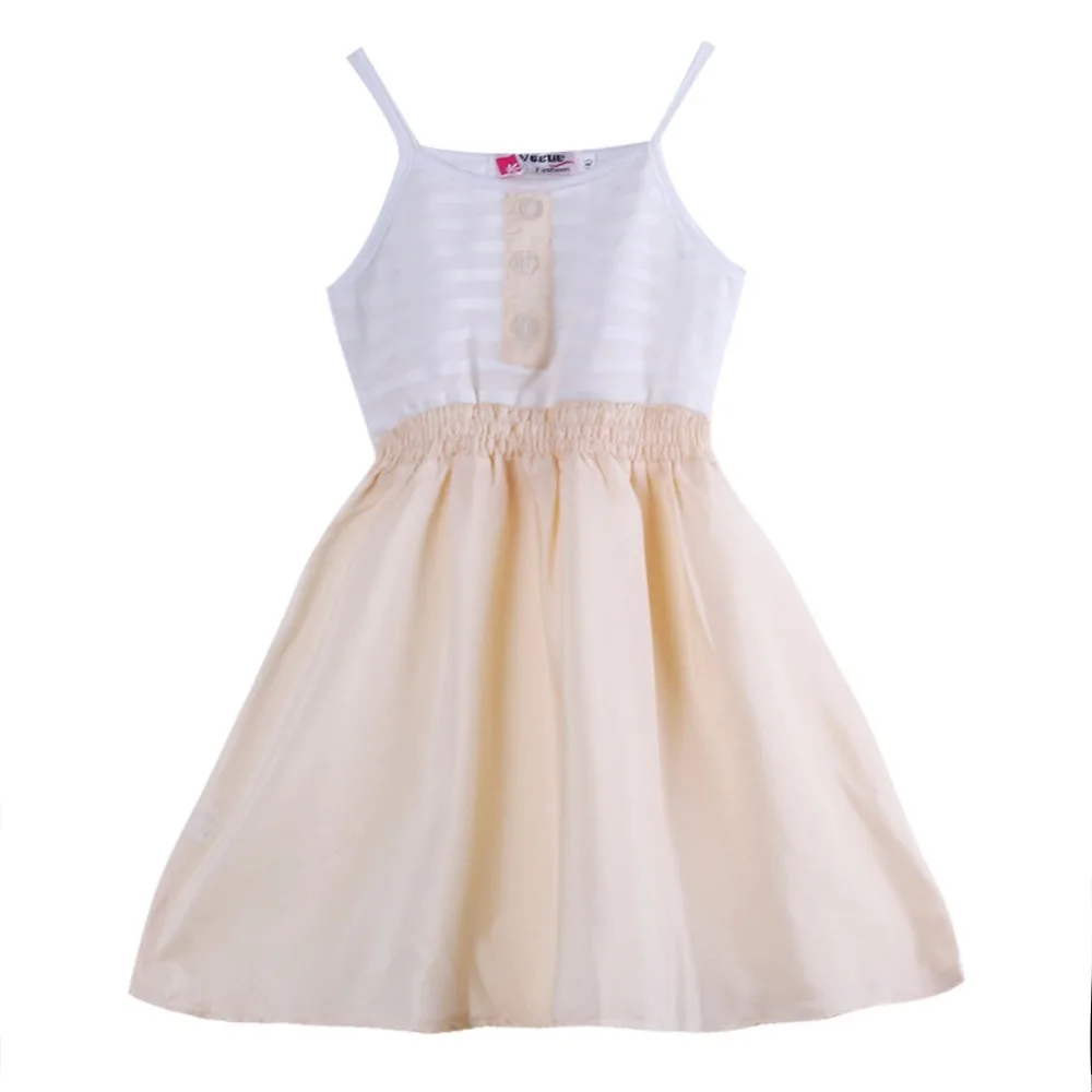 Clearance Promotion Kid Baby Girl Solid color Dress Petal Sling