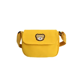 

Girls Canvas Shoulder Bags Casual Messenger Bag Students Cross Body Flap Bags Portable Phone Pouch Korean Style Tote Satchels