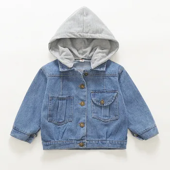 

Baby Boys Denim Jacket 2019 Autumn Winter Jackets For Girl Coat Kids Outerwear Coats For Boys Clothes Children Jacket 2-8 Year