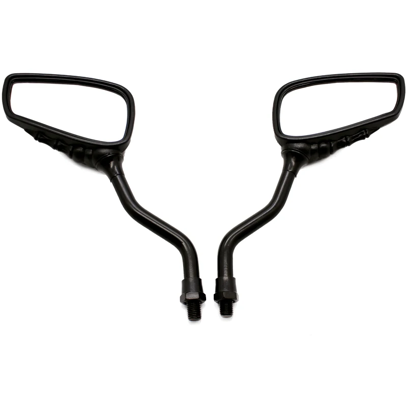 Roaopp 10MM Motorcycle Skeleton Mirrors For Harley Suzuki Kawasaki Honda Kymco Vespa SYM BMW Buell Aprilia Triumph Ducati KTM