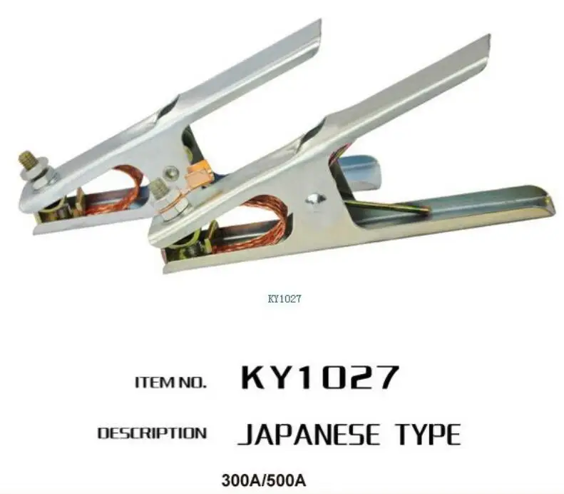 

welding accessories high quality 500A earth clamp Japanese style 100PK