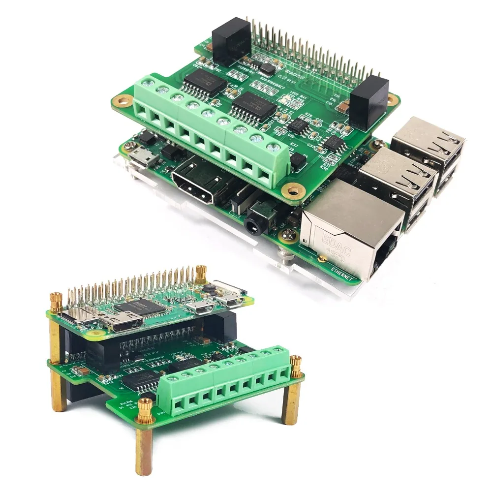 RS485 и CAN промышленный модуль связи для Raspberry Pi через SPI интерфейс, изолированный сигнал между приемопередатчиком и Contro