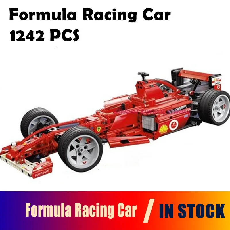 

Compatible with lego Formula Racing Car 1:8 3335 Model Building Blocks Sets 1242pcs Educational toys hobbies for DIY Children