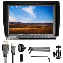 Neewer F200 moniteur de terrain Ultra-mince 7 pouces écran IPS 1080 P Full HD 1920x1200 prise en charge 4 k entrée HDMI avec histogramme