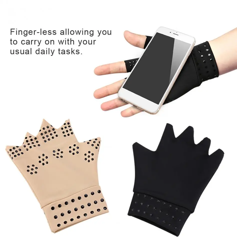 1 пара магнитные перчатки для снятия симптомов боли в суставах|magnetic gloves|joint