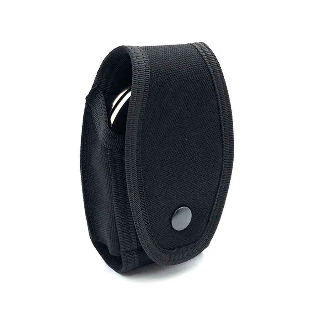 

Waist Bag Hunting Sports Lightweight Practical Snap Button Outdoor Handcuff Holder Portable Tactical Wear Resistant Nylon Pouch