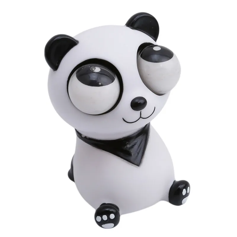 Забавные сжимающие выскакивающие глаза мягкие антистрессовые игрушки Мультяшные животные снятие стресса панда декомпрессия шалость подарок детские игрушки шокирующие