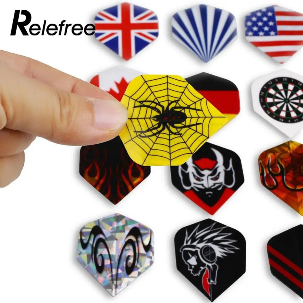 Outdoor Sports 90PCS/30 Sets of Dart Flights Design Assorted Tail Wing Board games darts soft tip darts professional 
