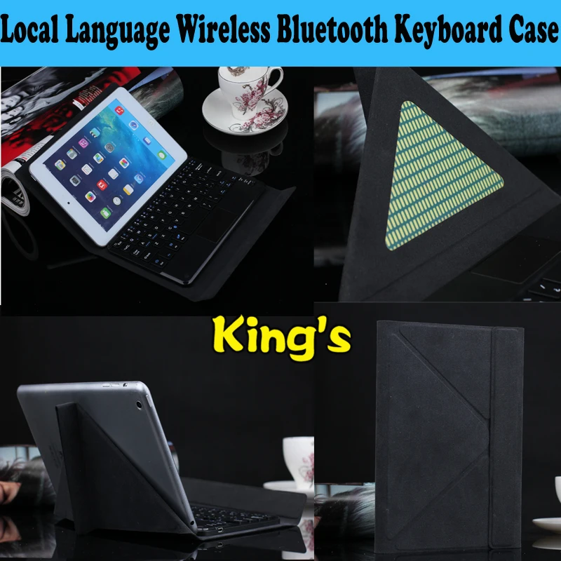 

Local Language Universal Wireless Bluetooth Protective Keyboard Cover Case For LG Gpad G Pad 4 8.0 V533 8" Tablet PC And 4 Gifts
