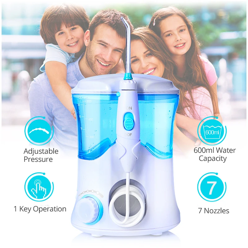 Water Dental Floss Oral Irrigator Teeth Whitening Clean Plaque Gum Massage Remove Oral Odour Family Teeth Cleaner Dental Flosser