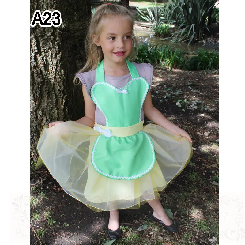 Costumes for Girls Mermaid Snow White Elsa Costume Minnie Anna Cosplay Princess Tutu Apron for Halloween Christmas Easter Party - Цвет: A23