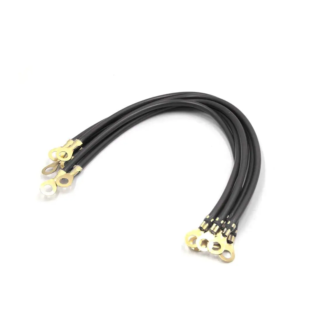 

uxcell 6pcs Black Universal Battery Inverter Wire Power Transfer Cable for Vehicle Car