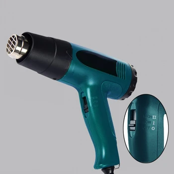 

1800W 220V Portable Industrial Blow Dryer Electric Build Tool Thermal Hair Technic Tool Construction Hot Air Tool Eu Plug