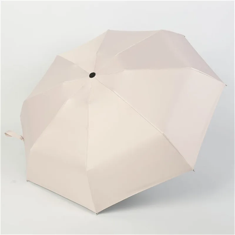 DMBRELLA, Мини карманный автоматический 5 складной зонт, ветрозащитный, дождевик, женский, 8 ребер, маленький, компактный, для мужчин, бизнес, Paraguas - Цвет: Pink