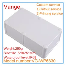 2 шт./лот электронный ящик проекта 161,5*94*51 мм IP68 Водонепроницаемая пластиковые корпусы для устройств diy для питания Поддержка оборудования